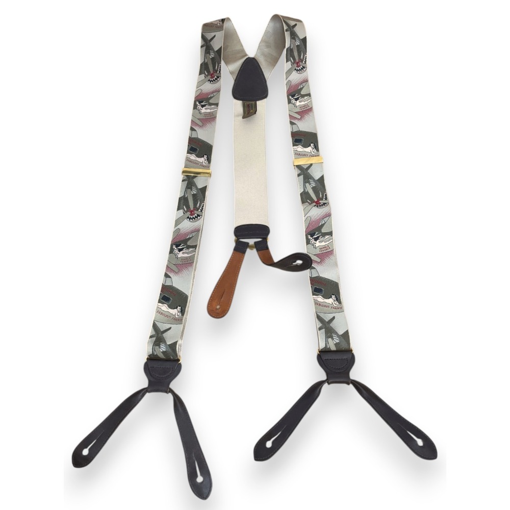 Trafalgar Limited Edition Suspenders Braces Double Trouble World War Two WW2